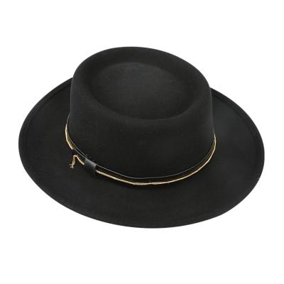 China Wool Felt COMMON Dome Simple Top Fashion Round Concave Shape Hats Manufacturer Wholesale For Men And Woman for sale