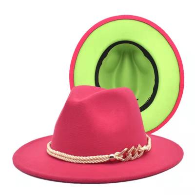 China Casual Vegan Polyester Solid Color Cotton Material Women Men Party Music Festival Fashion Felted Hat Hats for sale