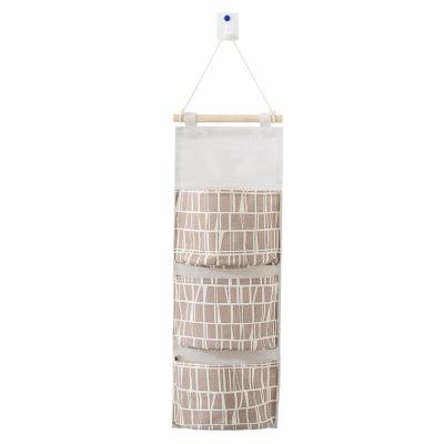 China Sustainable Wall Storage Bag Fabric Behind The Dorm Door Hanging Storage Bag Hanging Bag for sale