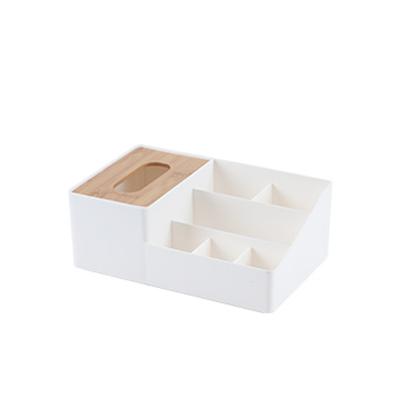 China With Cover Factory Simple And Exquisite Wholesale Cheap Storage Multifunctional Detachable Holder For Tissue Box for sale