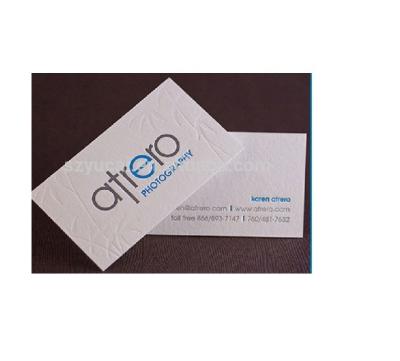 China Competitive Price Good Quality Plastic Color-edged Plastic Business Cards for sale