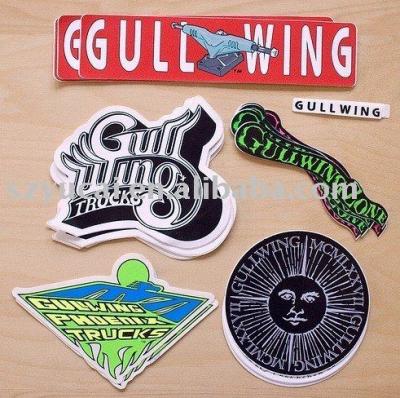 China Waterproof Customized Die Cut Stickers for sale