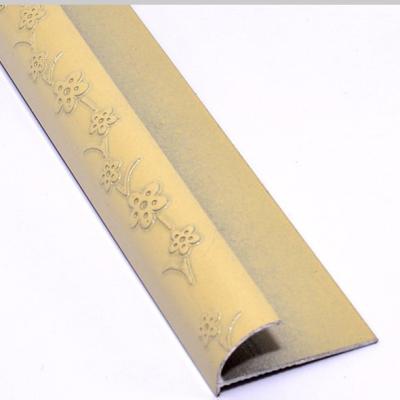 China Modern Corners Edge Aluminum Tile Trim Patterned Factory Customization for sale