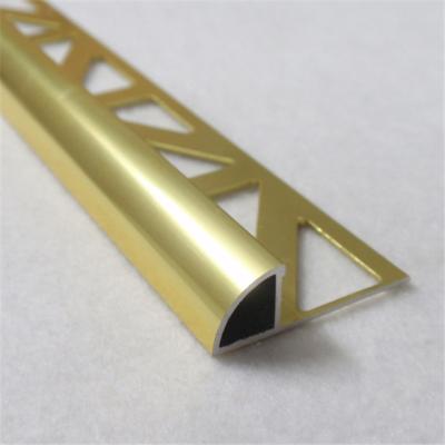 China Modern Metal Tile Edge Trim Stainless Steel Aluminum Corner Tile Trim for sale