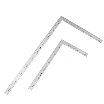 China Straight Metal Tool Stainless Steel Metal Measuring Tool 90 Degree Angle Ruler for sale