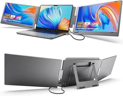 Cina 14 Inch Ips HD 1080p Multi Triple Monitor Extender Per Laptop Per Win Laptop in vendita