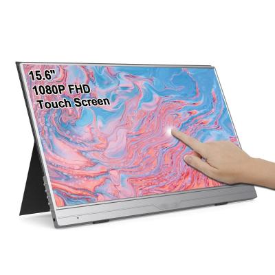 China FHD IPS 15,6 polegadas touch monitor portátil para laptop PC PS tablet com caixa à venda