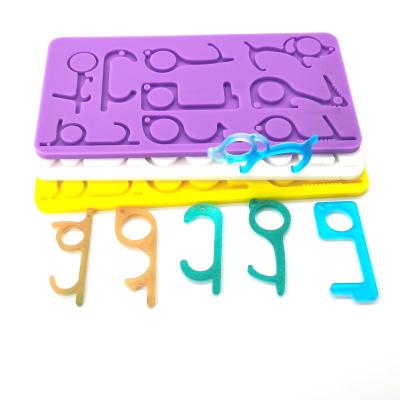 China Factory Direct Sales HDS Viable Hook Key Tool Non-contact Type, Resin Silicone Mold With Conductive Cap, Used For Making Keychains for sale