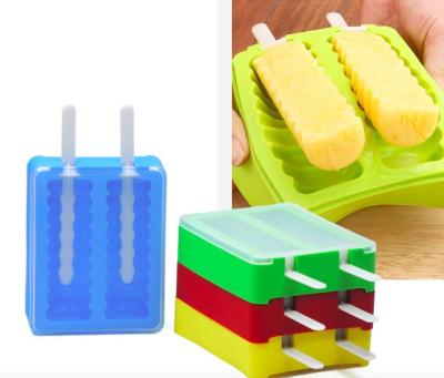 China Viable Lolly Mold Kitchen Wave Type Frozen Ice Cube Molds Popsicle Maker DIY Ice Cream Tools Cooking Tools for sale