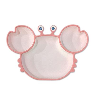 China CLASSIC Eco-frinedly BPA Free Kids Forming Baby Dish Suction Dish Silicone Baby Bowl for sale