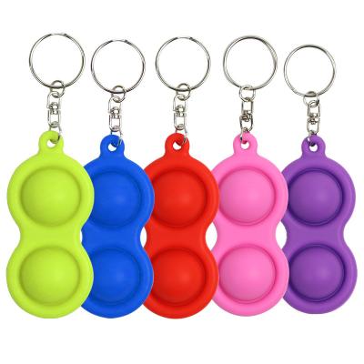 China Silicone Mold for Candle Making Bouncy Toy Simple Dimple Push Relax Triangle Small Keychain Pendant Push Bubbles Special Autism Needs Adult Children Toys for sale