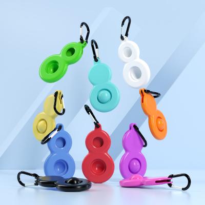 China Hot Wholesale Anti-Fall Bubble Silicon Key Chain Hang Tags Keyring Locator Tracker Protective Silicone Case For Apple Airtags for sale