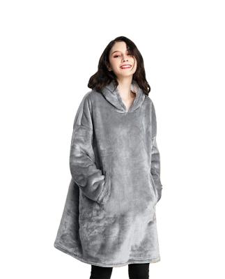 China Flame Retardant OEM Customized Printing Hoodie Blanket Flannel Fleece And Thick Hooded Blanket Sherpa Hooded Blanket for sale