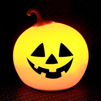 China 2021 modern popular new sale Halloween pumpkin lantern baby table led night lamp toy plush for children for sale