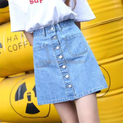 China 2022 new arrival summer hot style high quality breathable high waist women's stretched denim skirts for woman for sale