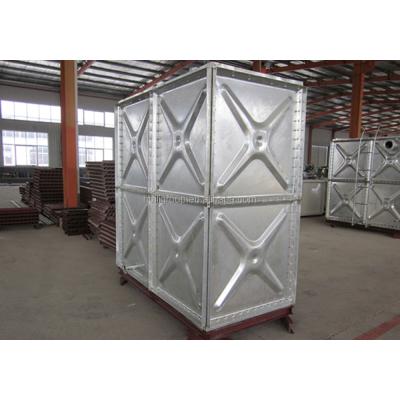 China Bolted Potable Water Square Galvanized Steel Water Tank for sale