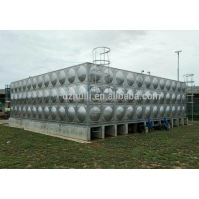 China Water Storage 100000 Liters Welding Stainless Steel Drinking Water Storage Tank SS 304 Food Grade 316 Large Cold Sectional Water Tank for sale