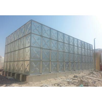 China Drinking Water Hot-Dipped Galvanized Steel Water Panel Price HDG Modular Sectional Pressed Steel Storage Tank Water Tank For Fire for sale