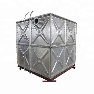 China 2018 Hot Selling Hotels 5000 Liter Hot Dip Galvanized Water Tank for sale