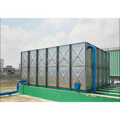 China Drinking Water Hot Dipped Galvanized Large Steel Iron Metal Water Tank Galvanized Water Storage Tank Panel Price 5000 Liters for sale