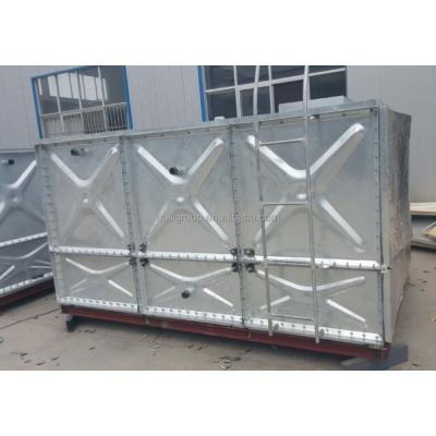 China Hotels 10m3 Water Tank Hot Dipped Galvanized Steel Water Tank For Agriculture Cultivation for sale