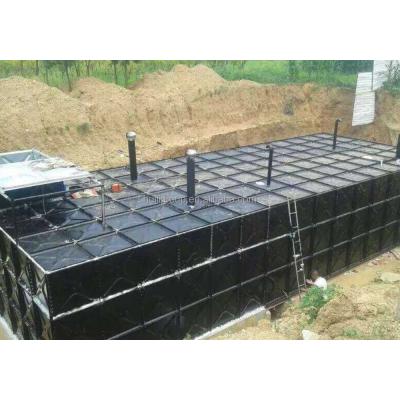 China Large Large Rectangular Bottomed Hotels Water Tank Storage Tank For Rainwater GSC BDF Modular Water Tank for sale