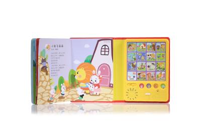 China Early Childhood Newcomer ABC plastic sound book for children. english letters and wor for sale