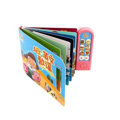 China Toy Learning Machine English Songs Book ABC Songs Educational Healthy Children Book for sale