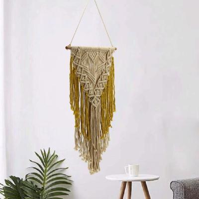 China Handmade Home Decor Bohemian Wall Hanging Tapestry Macrame Wall Hanging Decoration for sale