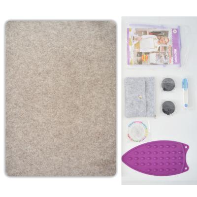 China 17*13 Inch Eco-Friendly Wool Carpet High Quality Long Wool Thick Wool Felt Ironing Pad Boards for sale