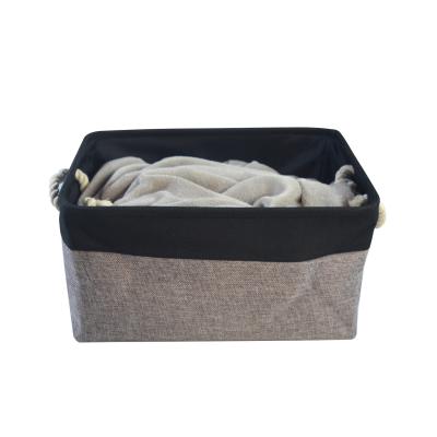 China laundry canvas stroage baskets/sustainable baby laundry canvas basket/foldable home fabric canvas basket for sale