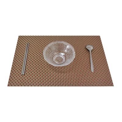 China Wholesale Cheap Viable Washable Custom Size Table Mat PVC Eco-friendly Place Mat For Dining Room for sale