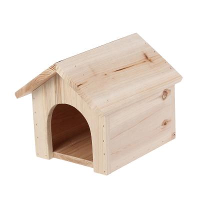 China Customized Breathable Logo Squirrel Nest Hamster House Design Wooden House For Wooden Hamster Hamster House for sale