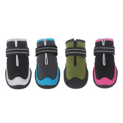 China New viable dog shoes waterproof and new large dog shoes non-slip pet shoes for autumn and winter for sale