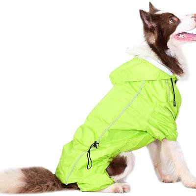 China Sustainable Raincoat With Hood Dog Raincoat Pet Raincoat For Dog for sale