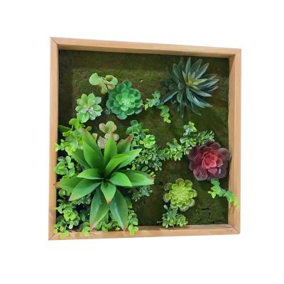 China CLASSIC Vintage Square Succulent Flower Box Indoor Decorative Solid Wooden Succulent Flower Pot Planter Pot Wooden Box for sale