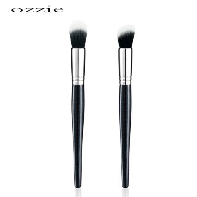 China Beauty Care Make Tools Wooden Handle Facial Makeup Brush Specular And Sculpting Brush for sale