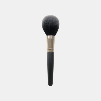 China Beauty Care Makeup Tools Wooden Handle Facial Makeup Brush Single PC Powder Brush for sale