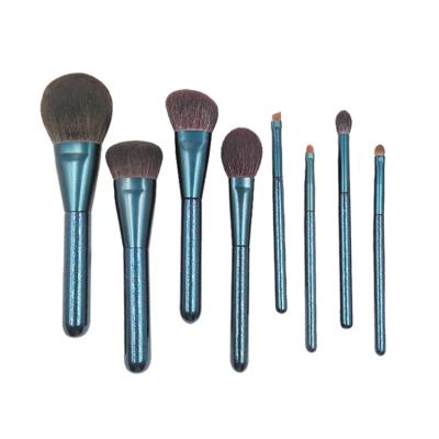 China Angular blush travel is light and carry private natural women in a bag 8pcs high quality set makeup brush for sale