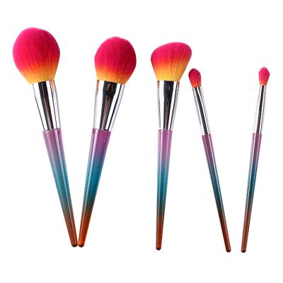 China Angular Blush Bling Color Magic Novelty Crystal Fish Scale Clear Handle 16 Pcs Professional Makeup Set Brush OEM for sale