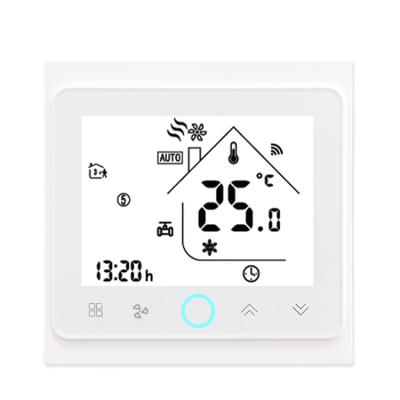 China FCU Home HVAC Top Selling Programmable Fan Coil Unit Touch Screen Thermostat for sale