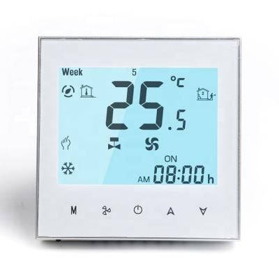 China BAC-1000ALK Contemporary Temperature Controller for Hotel Projects Touch Screen Main Board Digital Room Thermostat for sale