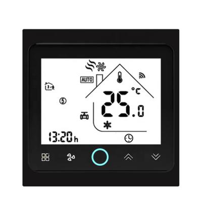 China Contemporary Digital Room Thermostat For HVAC System Fan Coil Controller Hotel Project Main Board Room Thermostat for sale