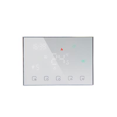 China Contemporary RF Room Gas Boiler Heating System Wireless Programmable Thermostat for sale