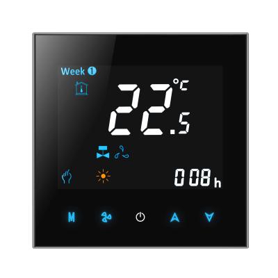 China BAC-3000ELN HVAC 4 Pipe Traditional Modbus FCU Thermostat Digital Room Thermostat for sale