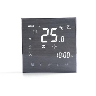 China Home BECA 24VAC, 110VAC, 220VAC Fan Coil Thermostat Digital Room Thermostat Tuya WiFi Wireless Thermostat for sale