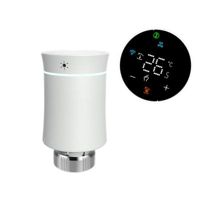 China Tuya Version Wi-Fi Zigbee Smart Contemporary Thermostatic Radiator Valve 2 Years Warranty for sale