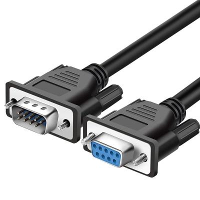 China audio & Video Connection Point 1M Custom DB9 Serial Serial Cable RS232 Female Straight Male Computer RS232 Extension Cables To D-Sub for sale