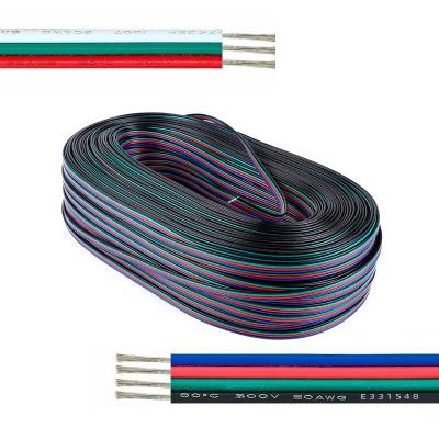 China Underground 1007 Led 3pin 20AWG Extension Electrical Wire Cable Connector For 5050 WS2812 RGBW RGB LE TDC LED Stirp for sale