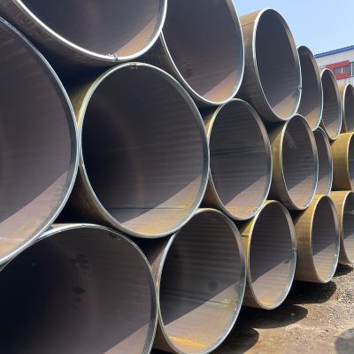 China Fluid Pipe ASTM ERW High Quality Carbon Steel Welded Pipe Large Diameter Structure Pipeline for sale